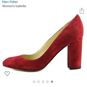 Marc Fisher Isabelle suede block heels size 9.5